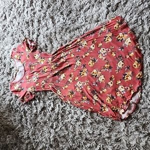 7th Ray Floral Midi Dress Small